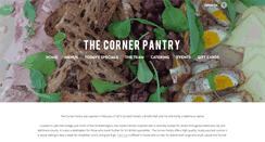 Desktop Screenshot of corner-pantry.com